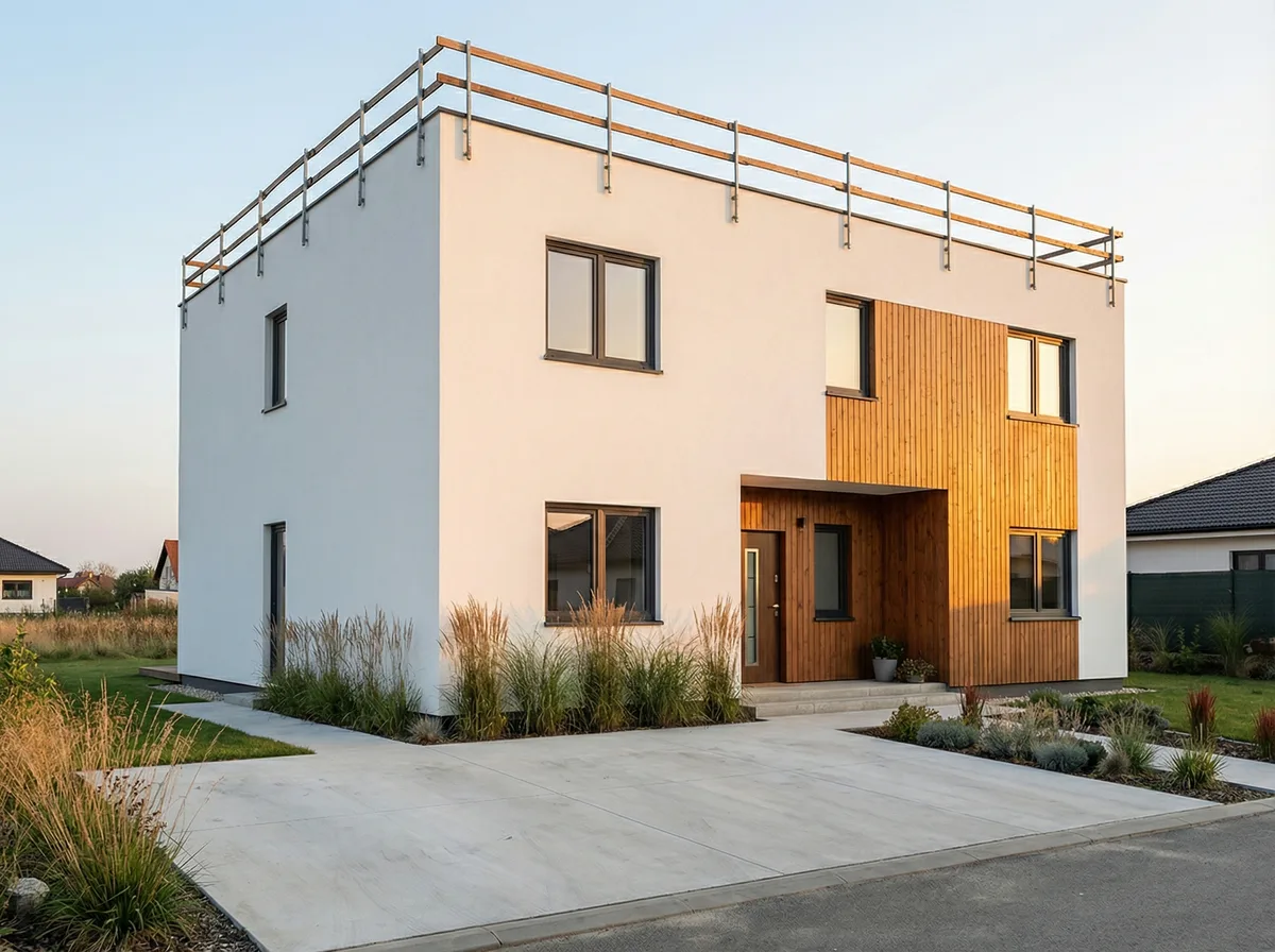 Фасад дома после ИИ